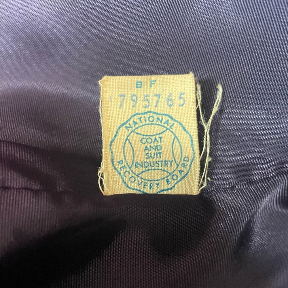 Vintage Union Label Wool Pea Coat - Picture 8 of 12